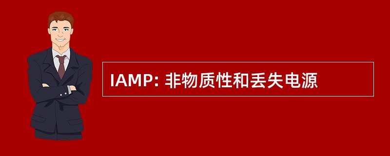 IAMP: 非物质性和丢失电源