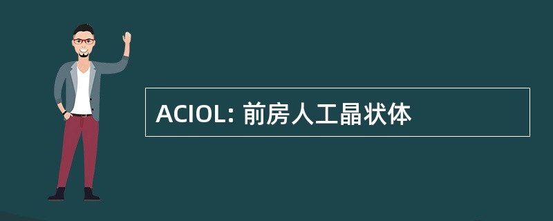 ACIOL: 前房人工晶状体