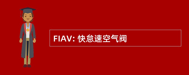 FIAV: 快怠速空气阀