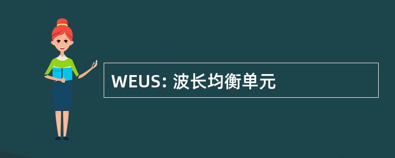 WEUS: 波长均衡单元