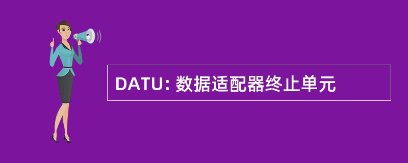 DATU: 数据适配器终止单元