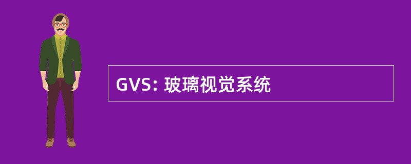 GVS: 玻璃视觉系统