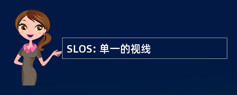 SLOS: 单一的视线