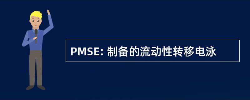 PMSE: 制备的流动性转移电泳