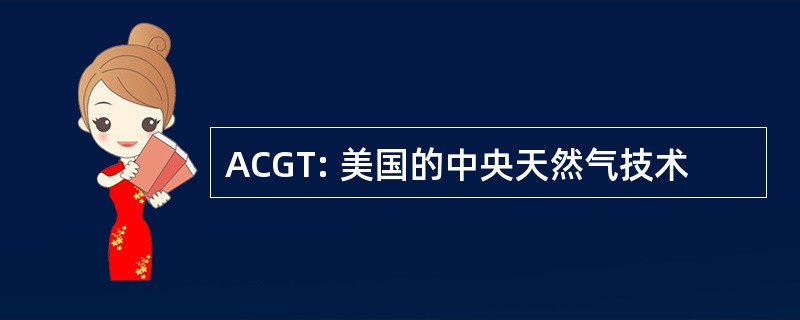 ACGT: 美国的中央天然气技术