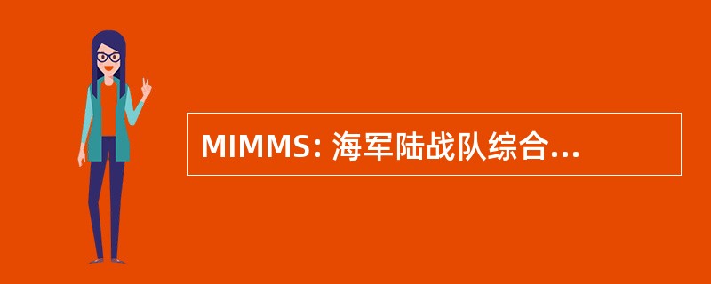 MIMMS: 海军陆战队综合物资管理系统