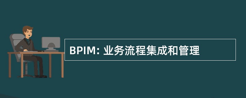 BPIM: 业务流程集成和管理