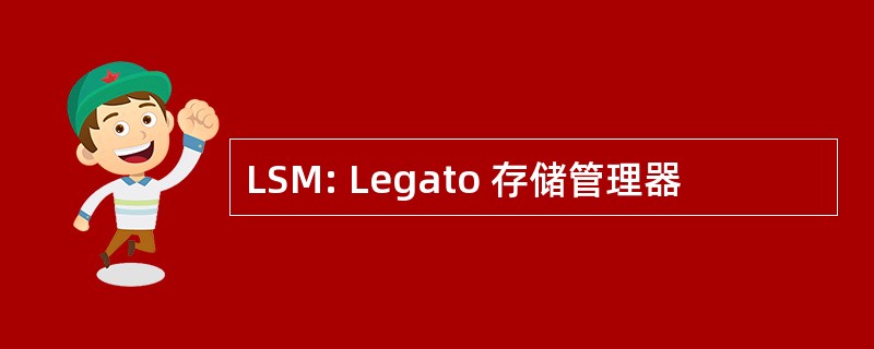 LSM: Legato 存储管理器