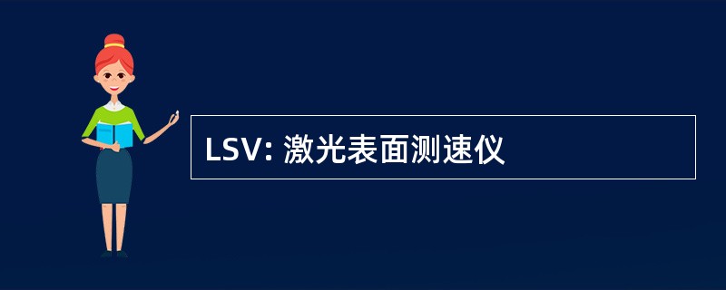 LSV: 激光表面测速仪