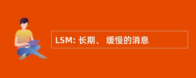 LSM: 长期、 缓慢的消息