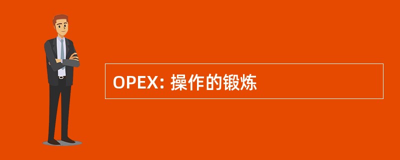 OPEX: 操作的锻炼