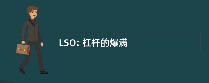 LSO: 杠杆的爆满