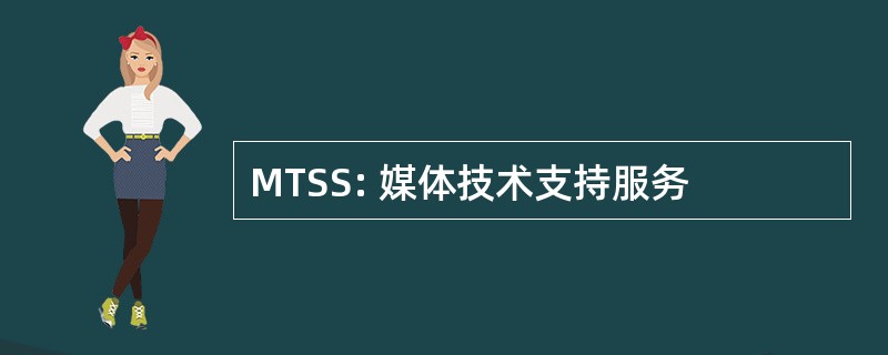 MTSS: 媒体技术支持服务