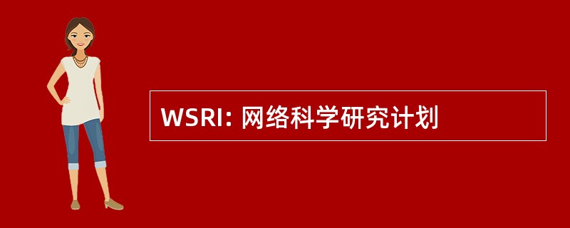 WSRI: 网络科学研究计划