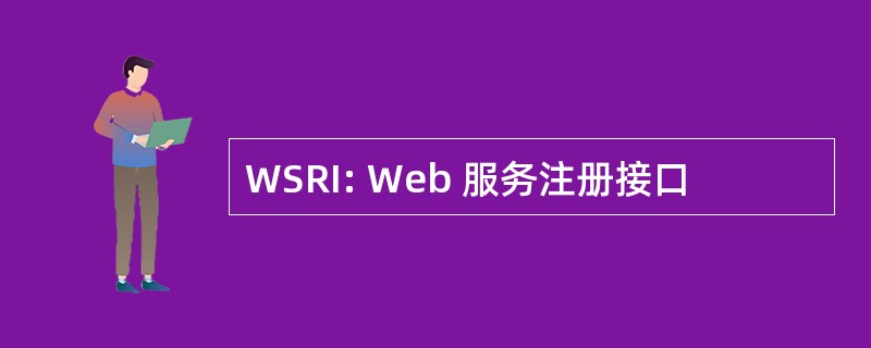 WSRI: Web 服务注册接口