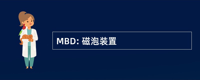 MBD: 磁泡装置