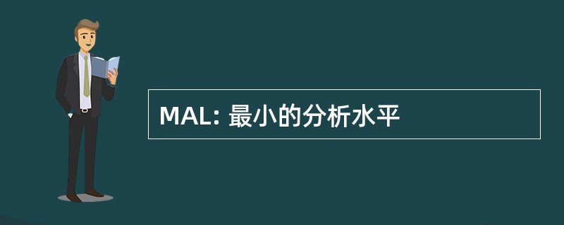 MAL: 最小的分析水平