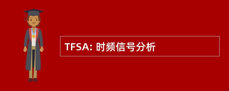 TFSA: 时频信号分析