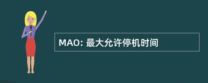 MAO: 最大允许停机时间