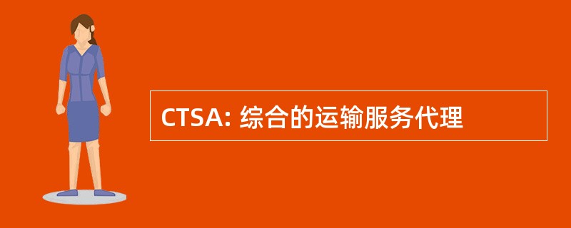 CTSA: 综合的运输服务代理