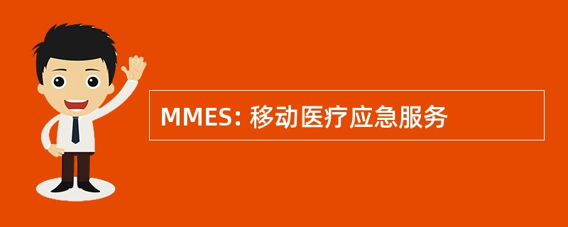 MMES: 移动医疗应急服务