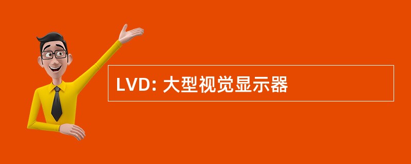 LVD: 大型视觉显示器