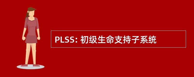 PLSS: 初级生命支持子系统