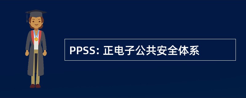 PPSS: 正电子公共安全体系