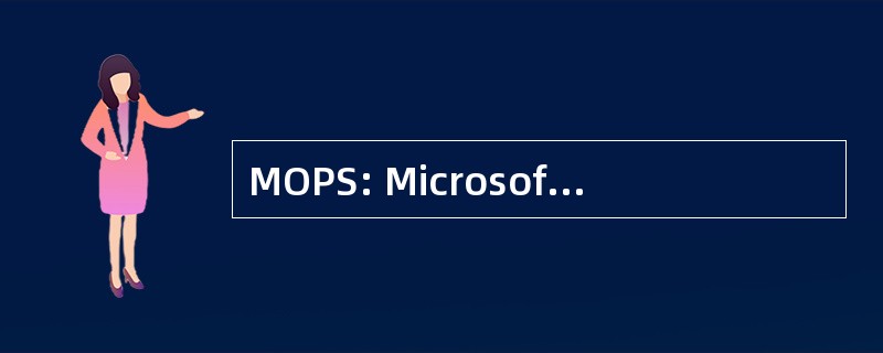 MOPS: Microsoft Office Project Server