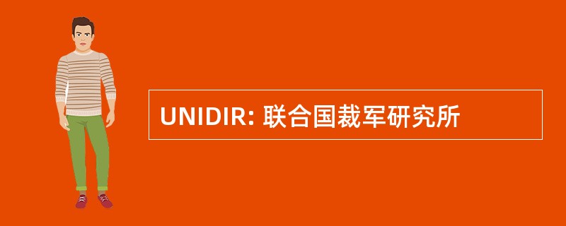 UNIDIR: 联合国裁军研究所