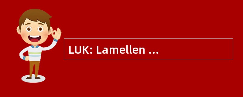 LUK: Lamellen 和 Kupplungsbau