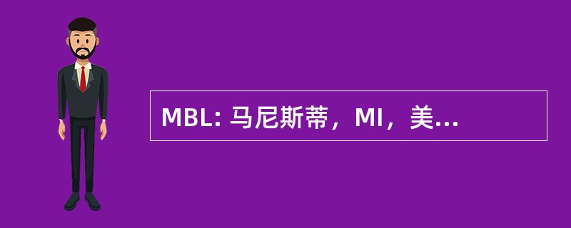 MBL: 马尼斯蒂，MI，美国-马尼斯蒂黑机场