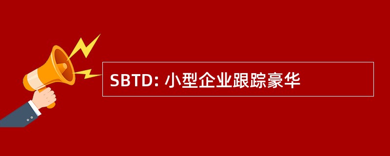 SBTD: 小型企业跟踪豪华