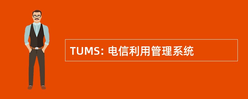 TUMS: 电信利用管理系统