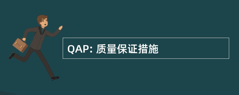 QAP: 质量保证措施