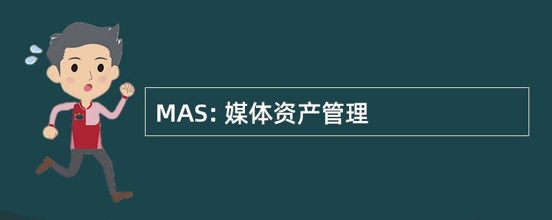 MAS: 媒体资产管理