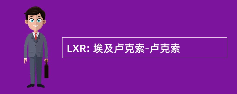 LXR: 埃及卢克索-卢克索