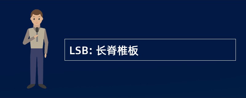 LSB: 长脊椎板