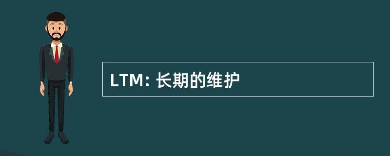 LTM: 长期的维护