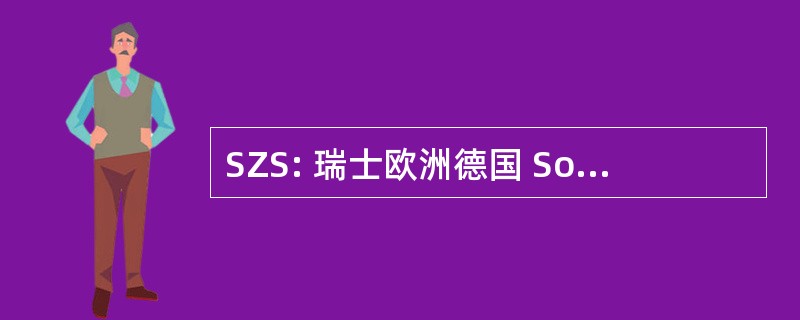 SZS: 瑞士欧洲德国 Sozialversicherung 和 Berufliche Vorsorge