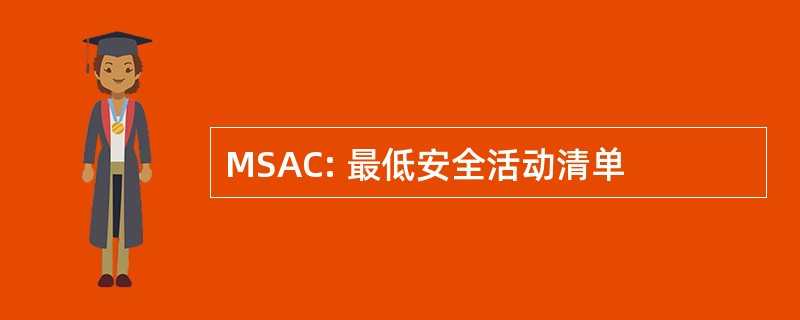 MSAC: 最低安全活动清单