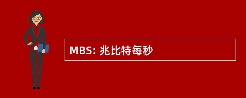 MBS: 兆比特每秒