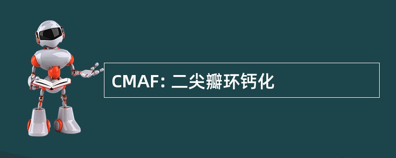 CMAF: 二尖瓣环钙化