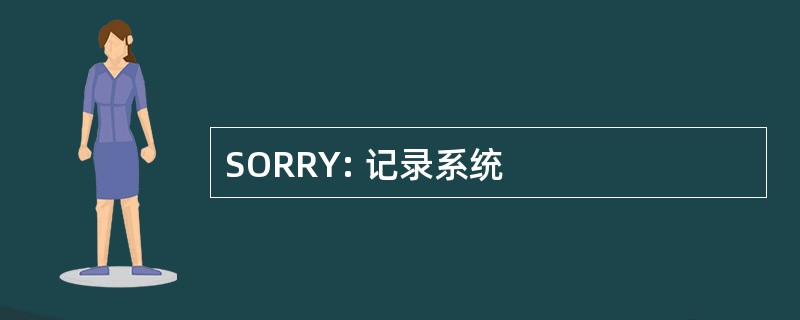 SORRY: 记录系统