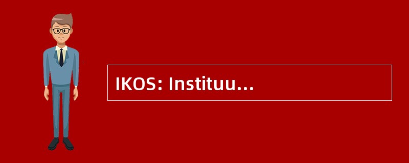 IKOS: Instituut 客厅 Katholiek Onderwijs