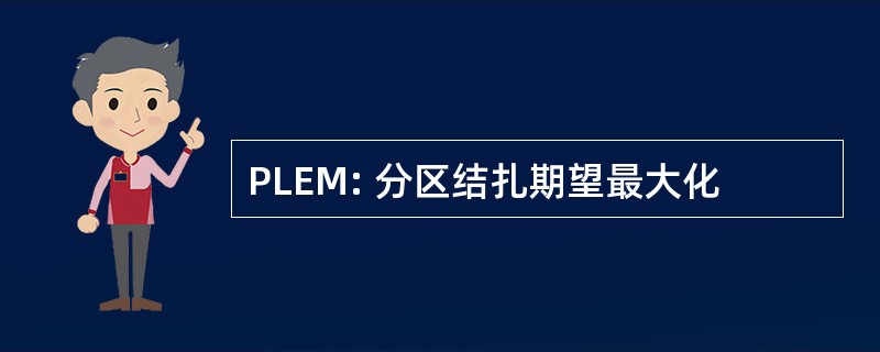 PLEM: 分区结扎期望最大化