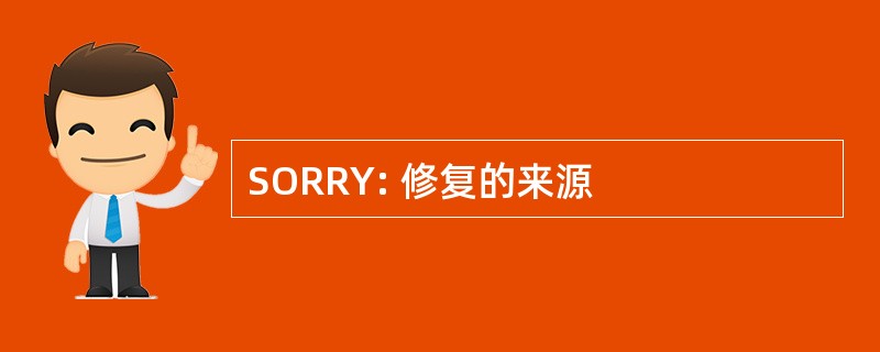 SORRY: 修复的来源