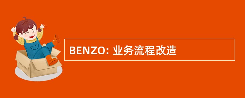 BENZO: 业务流程改造