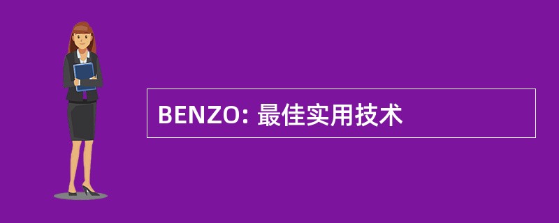 BENZO: 最佳实用技术