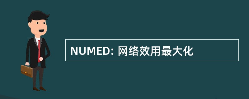 NUMED: 网络效用最大化